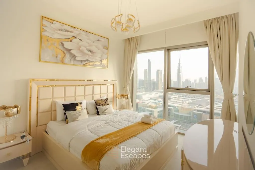 Apartament Elegant 2 Bedroom Apt, Amazing Fountains And Burj Views Dubaj