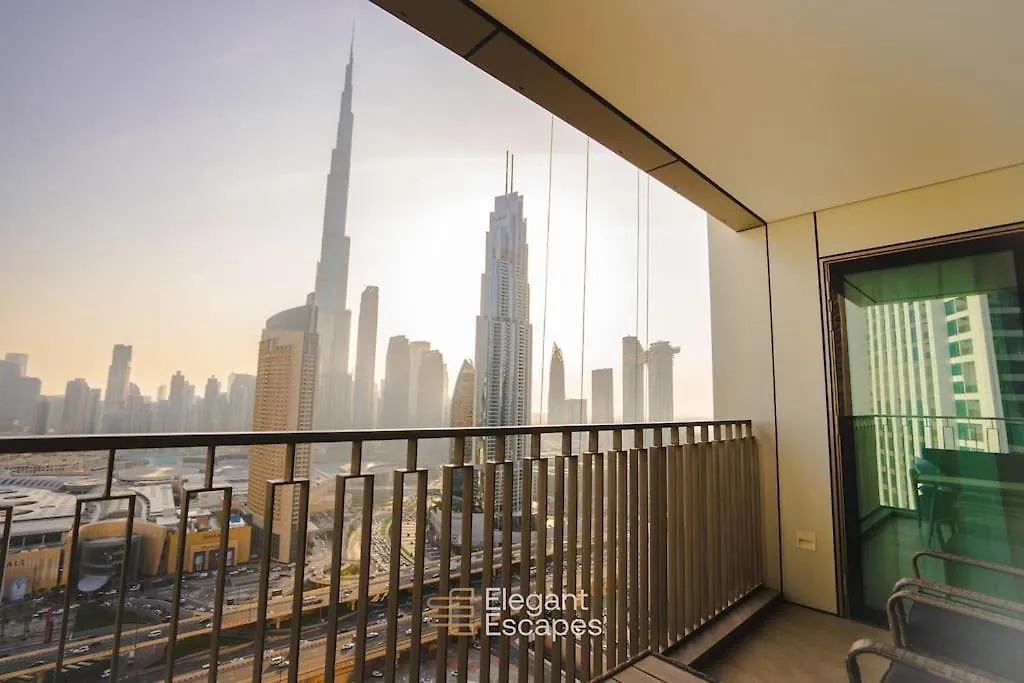 Elegant 2 Bedroom Apt, Amazing Fountains And Burj Views Dubaj Apartament