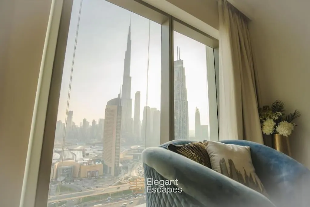 Elegant 2 Bedroom Apt, Amazing Fountains And Burj Views Dubaj