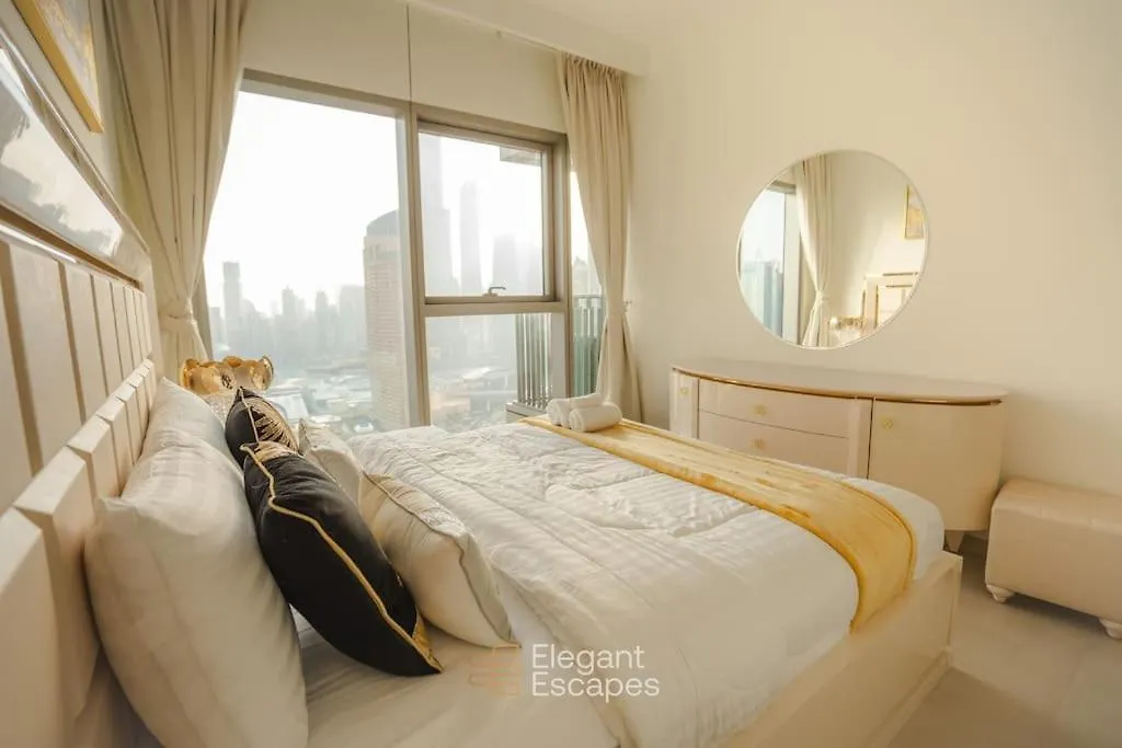 Elegant 2 Bedroom Apt, Amazing Fountains And Burj Views Dubaj Apartament