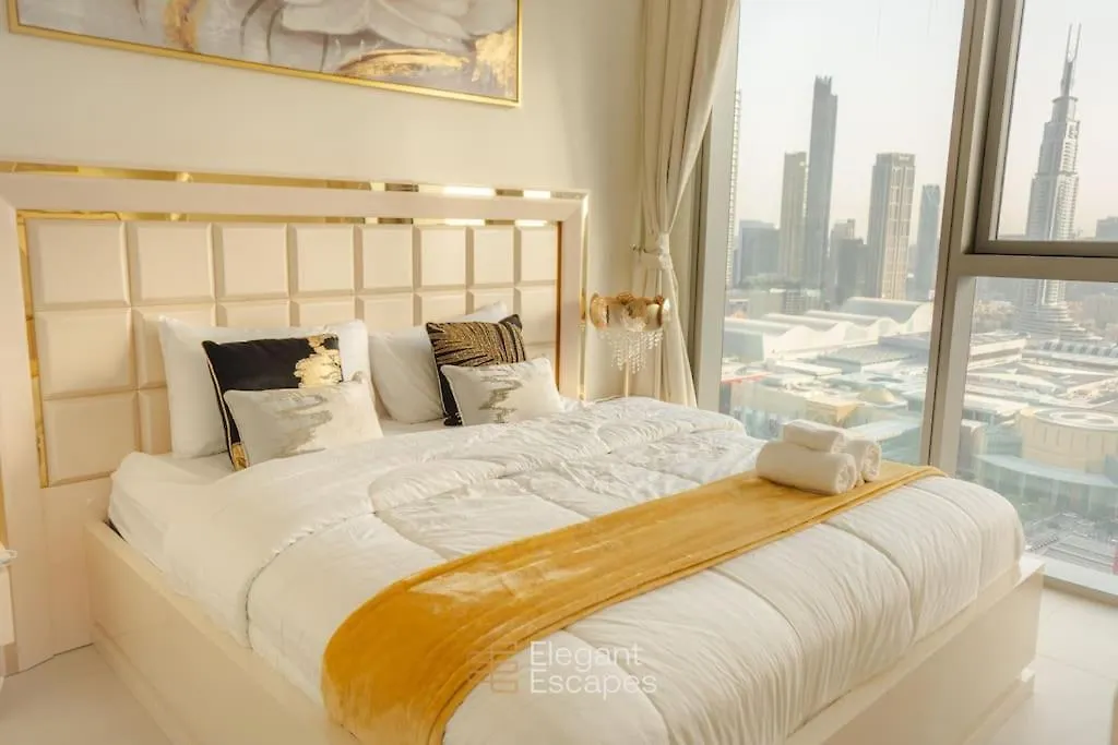 Apartament Elegant 2 Bedroom Apt, Amazing Fountains And Burj Views Dubaj